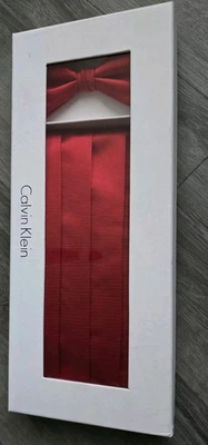 Solid Silk Bow Tie & Cummerbund Set - Image 1 of 3