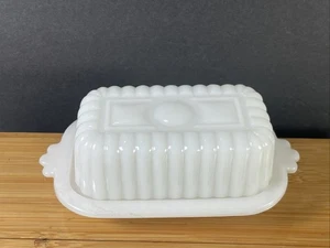 Mini plato de mantequilla de vidrio de leche blanco - Avellana Atlas - Medio palo - Imagen 1 de 4