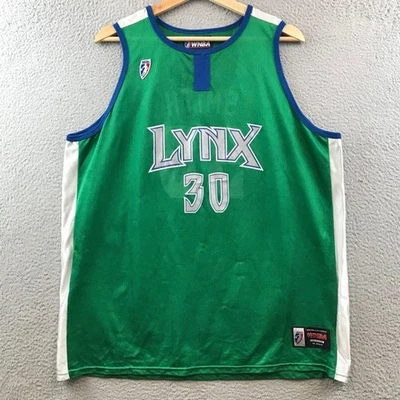 Minnesota Lynx Smith #30 WNBA Basketball Jersey Green XL Adult - Image 1 of 4