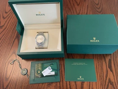 Unworn New Rolex Oyster Perpetual OP 41 134300 Silver 11/ 2025 Box And Papers - Image 1 of 4