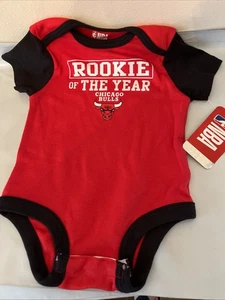 NBA Basketball Chicago Bulls Baby ROOKIE OF THE YEAR Bodysuit - 12 Months - NEW! - Picture 1 of 6