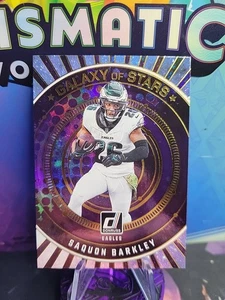 2024 Donruss Galaxy Of Stars Saquon Barkley Philadelphia Eagles GOS-SBA SP - Imagen 1 de 2
