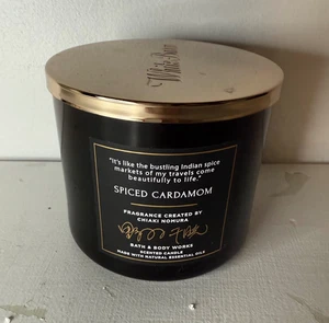 New BATH AND BODY WORKS Spiced Cardamom 3 Wick Candle Retired - Picture 1 of 3