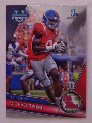 2023 Bowman University Chrome - Michael Trigg #128 (RC) - Image 1 of 2