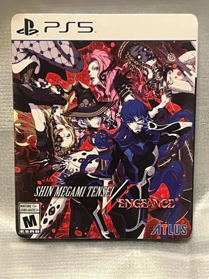 Shin Megami Tensei V: Vengeance Steelbook Launch Edition PlayStation 5 PS5 NUEVO Foto 1 de 4