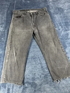 Levis Jeans Herren 36/22 Hergestellt in den USA Verblasst Abgeschnitten Orange Tab Obdachlos Tom Sawyer - Bild 1 von 16