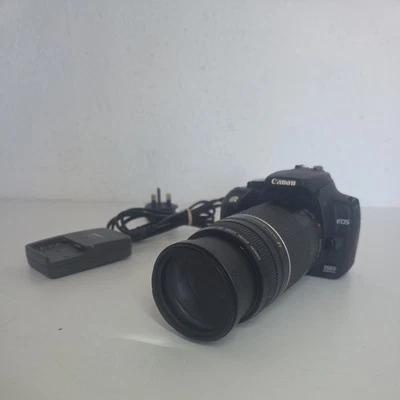 Canon EOS 350D 8MP Digital SLR Camera plus Canon EF 75-300mm f/4-5.6 III USM - Image 1 of 4