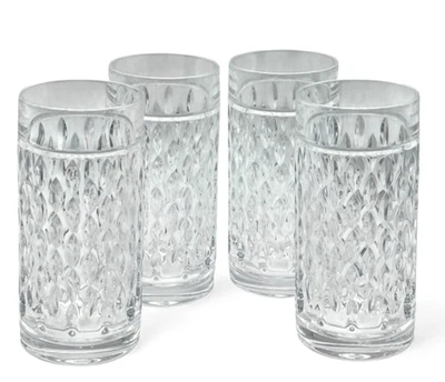 Juego de 4: Vasos Ralph Lauren Cristal ASTON Highball Vasos Barware Retirado Foto 1 de 4