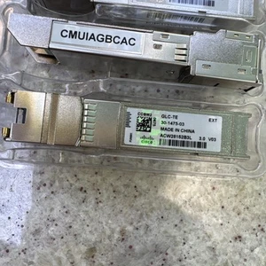 New Cisco GLC-TE 30-1475-03 1000BASE-T SFP COPPER RJ-45 100M TRANSCEIVER W/HOLO - Picture 1 of 1