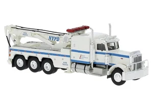 Camion dépanneuse Peterbilt 359 de 1973 NYPD au 1/87 de BREKINA HO BRE86276 - Picture 1 of 2