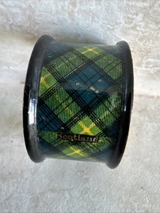 Vintage Scotland Tartan Ware Mauchline Ware “Scotland” Napkin Ring - Picture 1 of 5