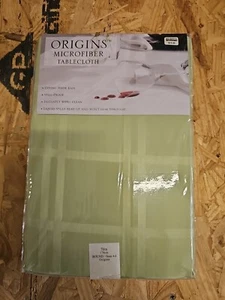 NEW Origins Microfiber Table Cloth Round Kiwi Green 70" Round - Picture 1 of 1