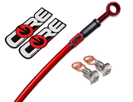 KIT LÍNEA FRENO DELANTERO Y TRASERO SUZUKI GSXR600 GSXR 750 2006-2007 CORE MOTO CC2009TR Foto 1 de 1