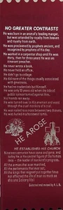 "No Greater Contrast.." Inspirational Bible Ribbons, pack of 10, 2½" x 8" (6702) - Foto 1 di 1