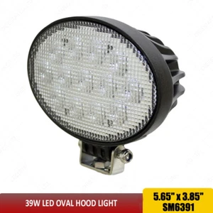 5.65" 39W Oval Flood Lamp For Gehl Skid Steer LED Headlight x1pc - Picture 1 of 12