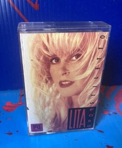 Lita Ford Stiletto 1990 Glam Metal Rock Cassette RCA Records - Picture 1 of 5