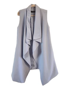 The Limited baby blue tunic duster vest size small - Picture 1 of 7