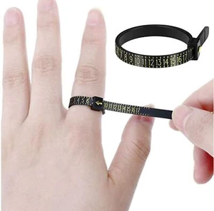 Set Misuratore Anello Riutilizzabile Misuratore Misura Dita Strumento Misurazione Gioielli - Foto 1 di 12