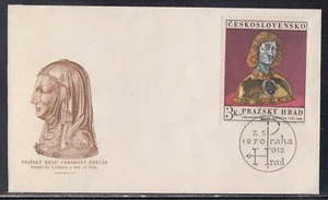 Checoslovaquia Scott 1689 FDC - Arte del Castillo de Praga - Imagen 1 de 1