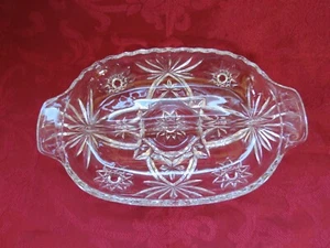 Vintage Anchor Hocking Prescut Divided Relish Tray - Picture 1 of 3