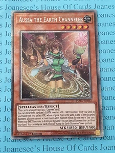 Aussa the Earth Channeler POTE-EN032 Sternenlicht seltene Yu-Gi-Oh Karte 1. Auflage Neu - Bild 1 von 5