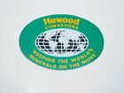 Vtg 80's Huwood Mining Hard Hat Sticker