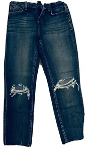 L’agence jeans 24 High Rise Distressed Straight Leg Crop Jeans - Picture 1 of 9