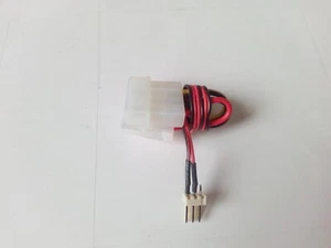 lot of Three 3 pin male to molex 4 pin male and female fan power adapter new - Picture 1 of 2