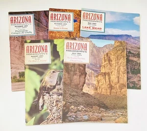 Vintage Arizona Highways Magazines- 1964 & 1965 - Lot of 5 - Lake Mead, Kanab - Imagen 1 de 15