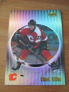 1998 99 Bowman's Best Refractors #129 Clark Wilm - Calgary Flames Rookie     ZH0