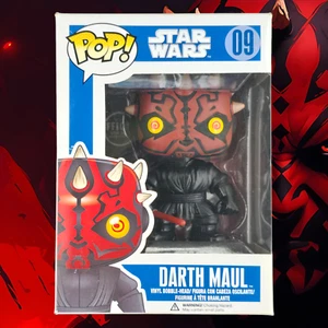 Funko Pop! Darth Maul (Blue Box 2nd Release) *Minor Box Damage* w/protector - Picture 1 of 9