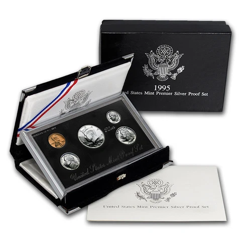 1995 Premier Silver Proof Set - SKU #1189 Cover
