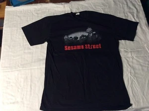 Sesame Street Black T-shirt Men's Size L Large - Picture 1 of 4