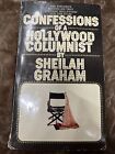 Confessions Of A Hollywood Columnist pb Sheilah Graham 1970 Rare Vintage Book