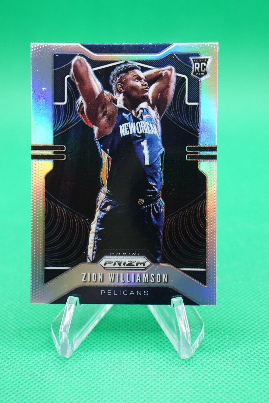 2019-20 Prizm PRIZMS Silver ROOKIE #248 Zion Williamson New Orleans Pelicans G7U