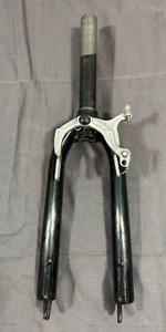 Black Steel BMX 20" Wheel BMX Fork Dia-Compe Bulldog Brake 165mm 1-1/8" Steerer - Picture 1 of 6