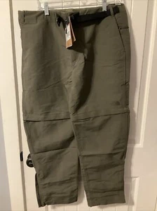 THE NORTH FACE Men's "Prmnt Trail Con PT" Taupe Green Pants Size 36x30 - Picture 1 of 9
