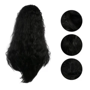 Full Wigs Human Hair Black Heat Resistant Wig Afro Curly Wig Human Hair - Picture 1 of 12