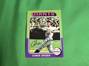 1975 Topps Mini #505 Chris Speier San Francisco Giants - Picture 1 of 1