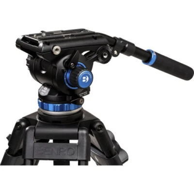 Benro S6PRO /S6N Fluid Video Head 65mm Flat Base 13.2 lb Payload - Image 1 of 4