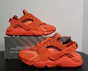 Nike Womens Air Huarache Rush Orange Black DQ8589-800 Size 7 NEW NO LID - Picture 1 of 6