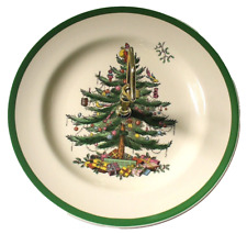 Vintage~SPODE~Christmas Tree~TIDBIT~Serving Tay~COOKIE PLATE~Gold~Center Handle