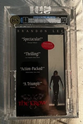 The Crow IGS 8.0/7.5 NM Special Edition VHS 1994 Brandon Lee FACTORY SEALED! - Image 1 of 4