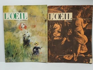 The Eye Art Magazine L'oeil Revue D'Art French Art Drawings Paintings Plates '55 - Picture 1 of 12