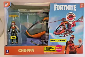 17" Fortnite Choppa Helicopter W/Action &Lights (with BLAZE figure) - Picture 1 of 12