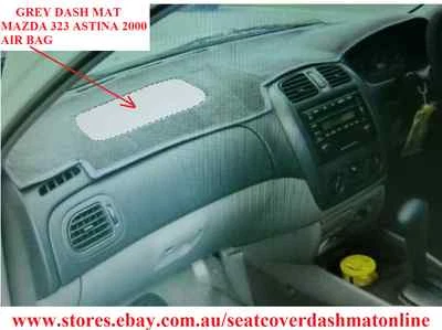 DARK GREY DASH MAT, DASHMAT, DASHBOARD COV ER FIT MAZDA 323 ASTINA 1999-2004 A/B - image 1 of 4