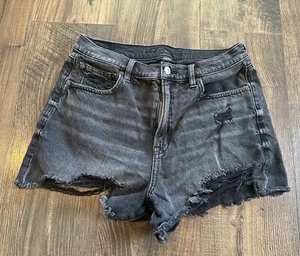 AE AMERICAN EAGLE HIGHEST RISE ‘90s BOYFRIEND SHORT WOMEN'S JEAN SHORTS SIZE 8 - Picture 1 of 5