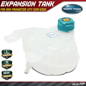 Tanque de expansión de depósito de refrigerante del motor con tapa para Ram ProMaster City 2015-2022 - Imagen 1 de 10