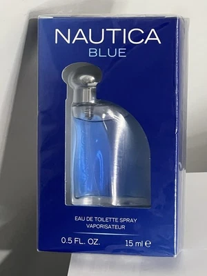 Nautica Azul 0.5 OZ Líquido Botella Hombre Colonia Spray Eau De Toilette Foto 1 de 3