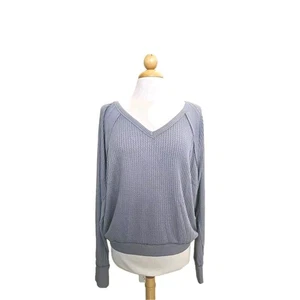 Free People Thermo Pullover grau Größe M - Bild 1 von 11
